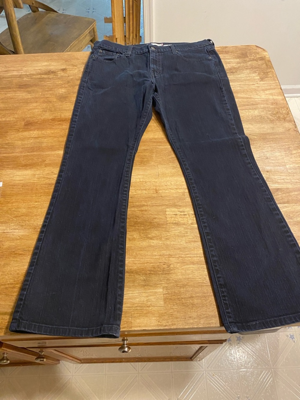 Levi's Women's 515 dark wash bootcut denim Jeans size 14M